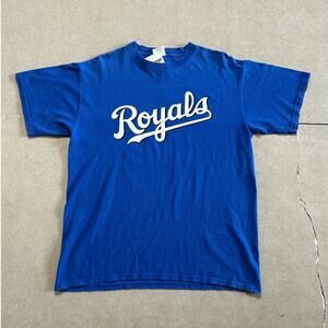 90s Vintage Kansas City Royals Dee Brown Player T Shirt Size L